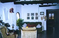 Amplio salón con chimenea