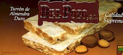 Turrón de chocolate con almendras 
