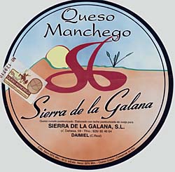 Queso manchego con Denominación de Origen