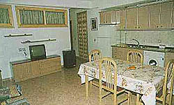 Comedor de una de las casas 